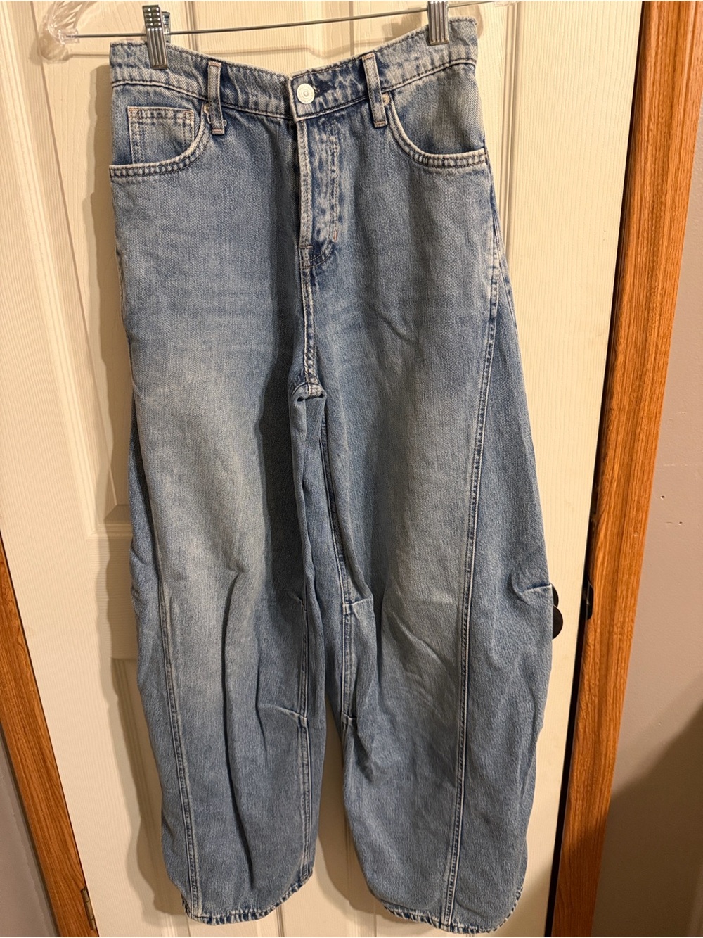 We The Free Westward Demi Barrel Leg Jeans Amazing 🔥